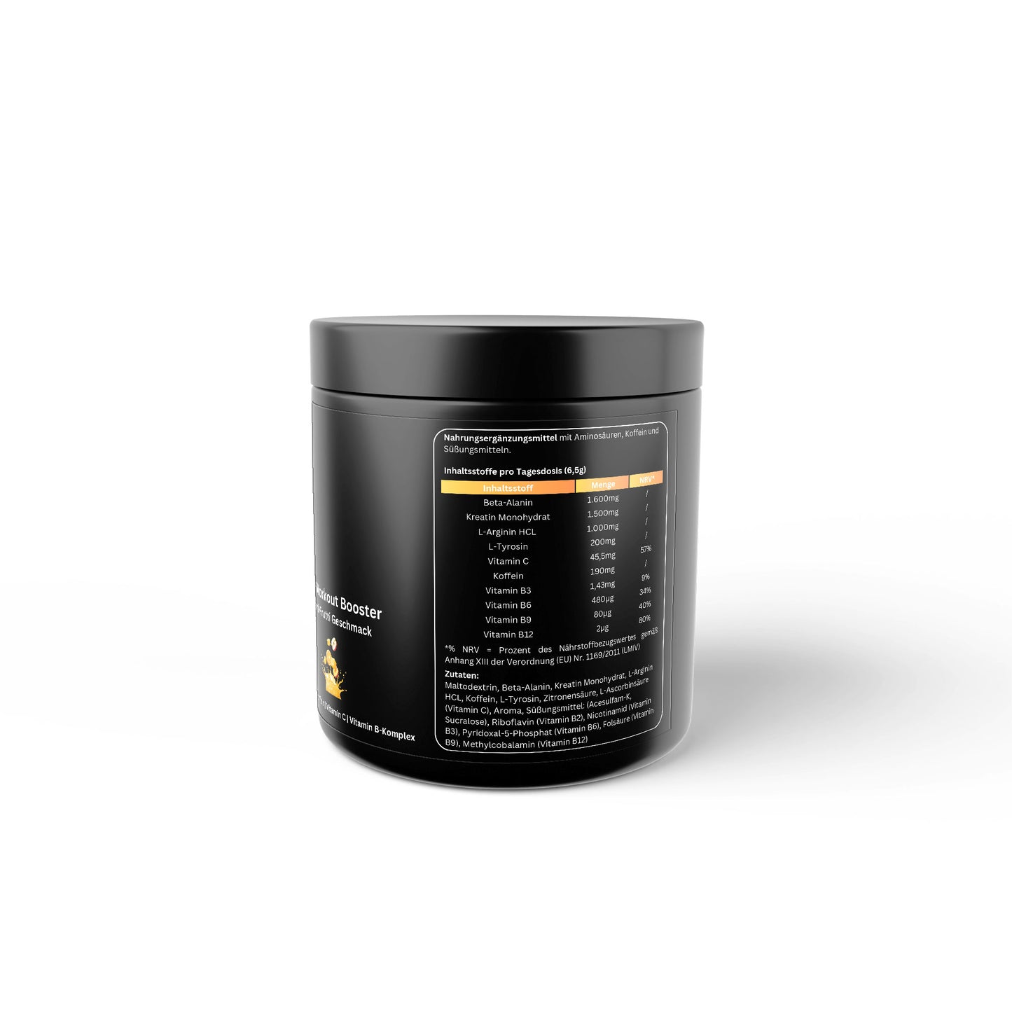 Premium Pre-Workout Booster Tutti Frutti - 520g